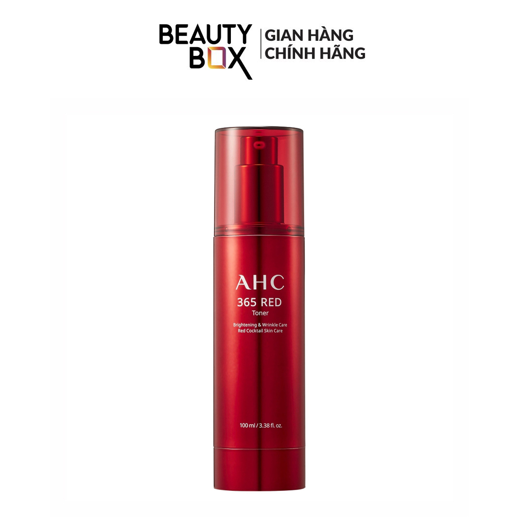 Nước Cân Bằng Chống Lão Hóa Làm Sáng Da AHC 365 Red Toner 100Ml