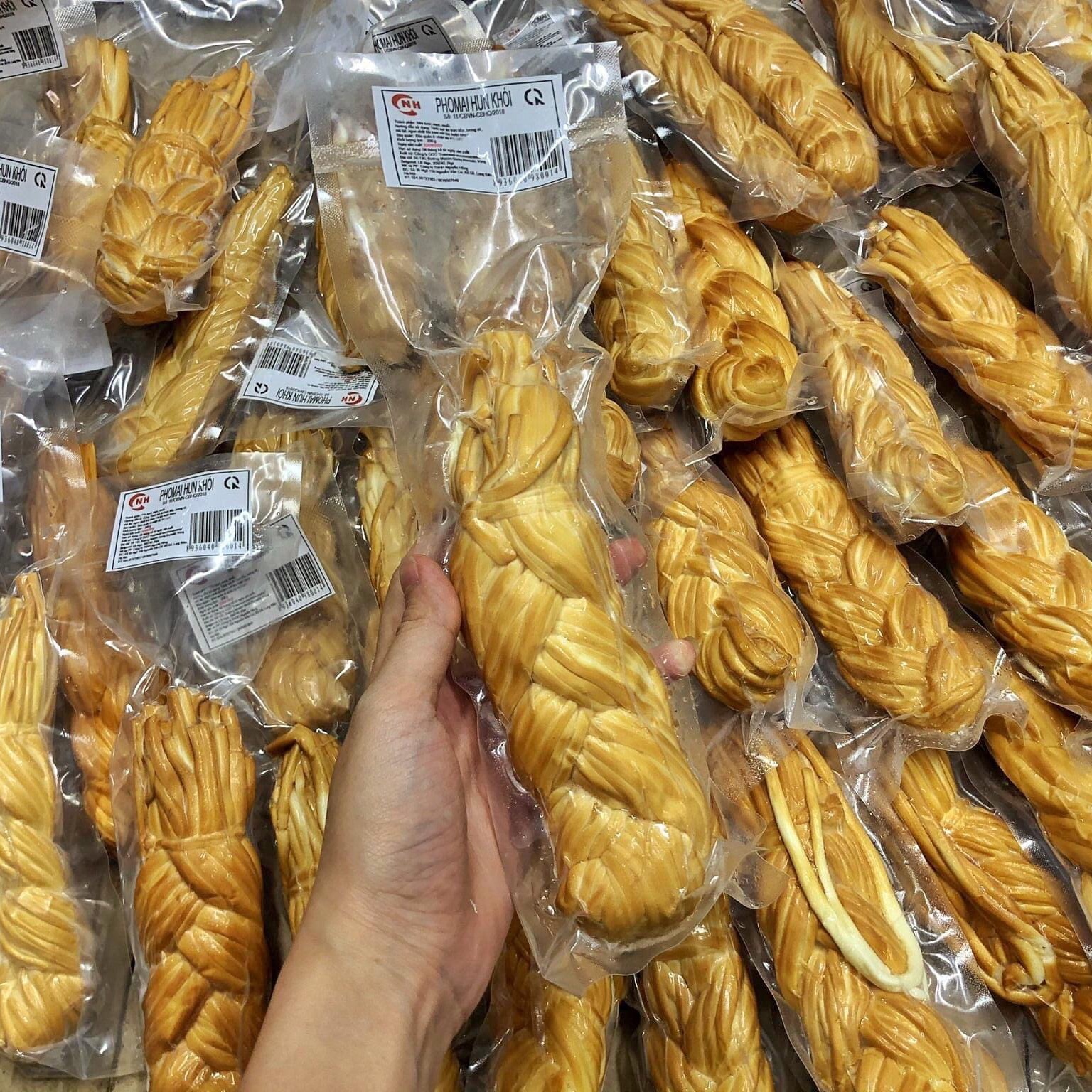 Fomai dây  HK Nga 200g Phomai sữa bò phomai xông khói phomai hun khói phoami xoắn