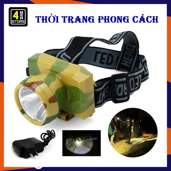 Đèn Pin Đeo Đầu Siêu Sáng - Đèn Pin Đi Soi Ban Đêm Sạc Điện DE-91 ⚡ Siêu Sáng  ⚡