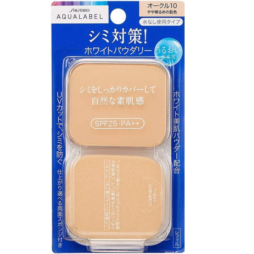 Lõi phấn dạng nén cho da dầu và da hỗn hợp Shiseido Aqualabel 11.5g - Nhật bản