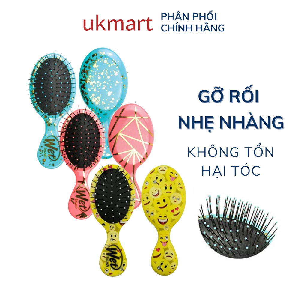 Lược Chải Tóc Wet Brush Mini Detangler Dành Cho Trẻ Em Gỡ Rối Chải Mượt Tóc