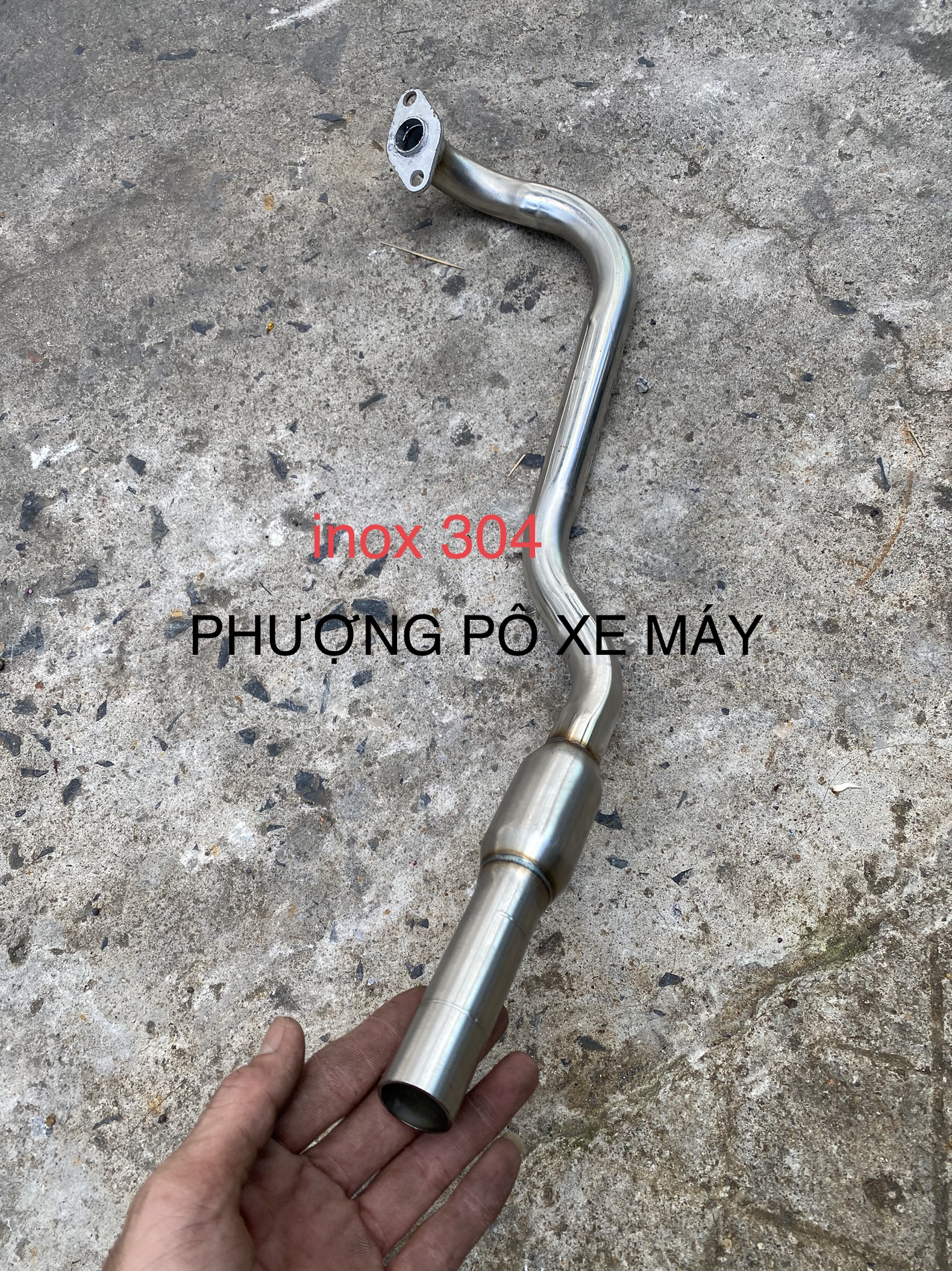 [HCM] Cổ pô inox 201 và 304 gắn pô 4road & DranTurismo cho PCX Thái 2011 quay đầu