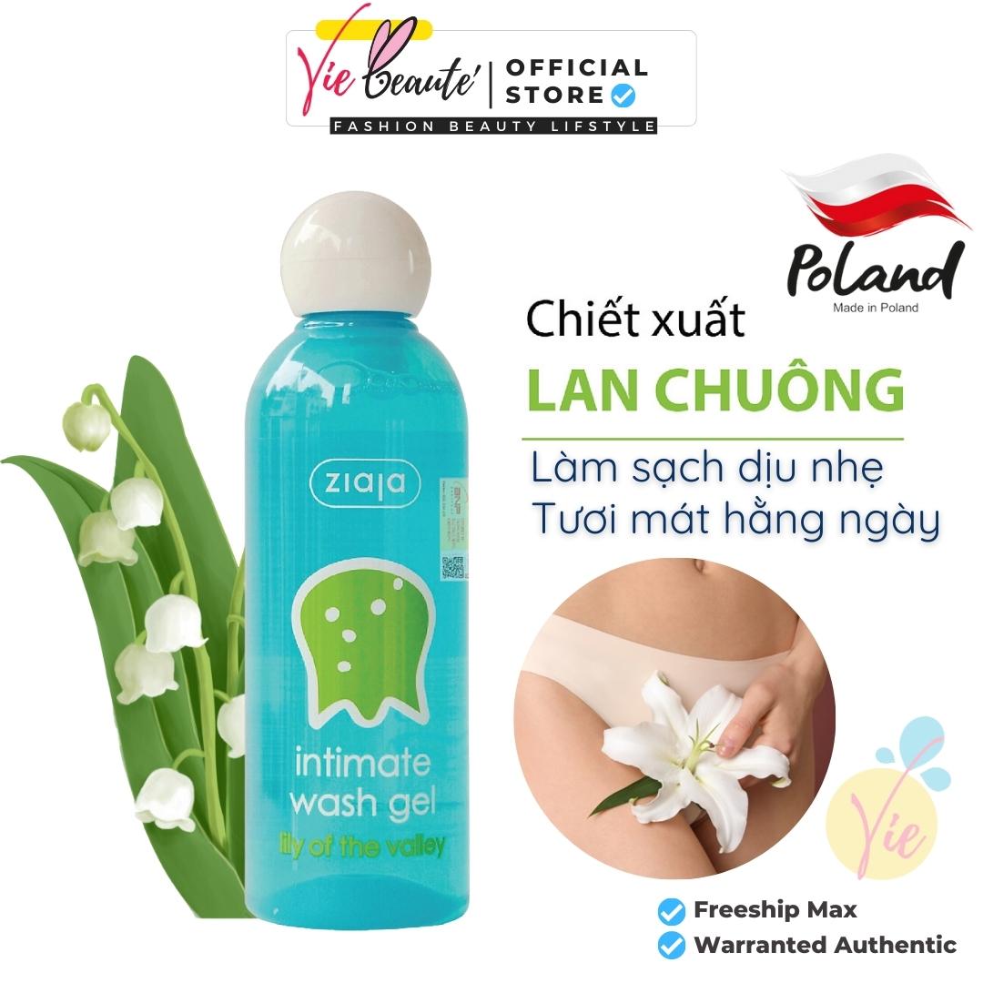 Dung dịch vệ sinh phụ nữ Intimate Ziaja Hoa Lan Chuông thơm mát dịu nhẹ
