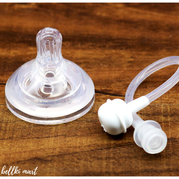 [PIGEON] Núm ti bình sữa tập hút, uống nước chống sặc 150ml/250ml (nằm ngồi đều bú được) - Bellki Mart