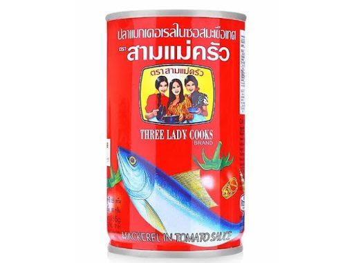 Cá nục sốt cà Three Lady Cooks lon 155g