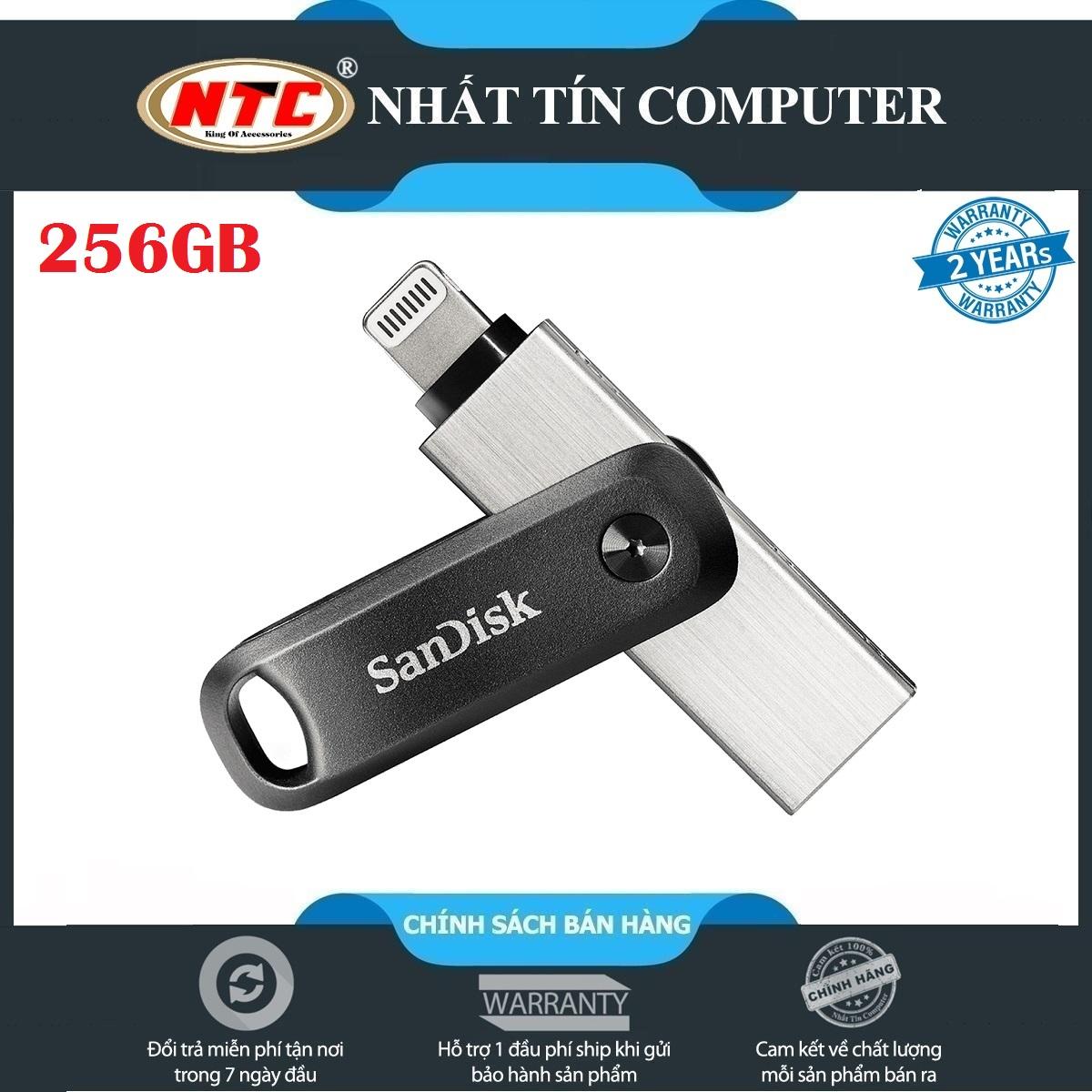 USB 3.0 OTG SanDisk iXpand Flash Drive Go 256GB (Bạc) - Nhất Tín Computer