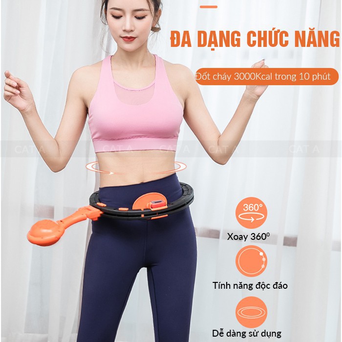 [ MẪU MỚI SIÊU HOT ] Vòng Lắc Eo Thông Minh Giảm Mỡ Bụng, Vòng Lắc Giảm Eo Có Đồng Hồ Đo Số Vòng Hula, Máy Tập Thể Hình Eo Hula-Vừa Giảm Mỡ Thừa Eo Vừa Điều Hòa Nhịp Tim-Sử Dụng Dễ Dàng,Tiết Kiệm Thời Gian.Bảo Hành Uy Tín.
