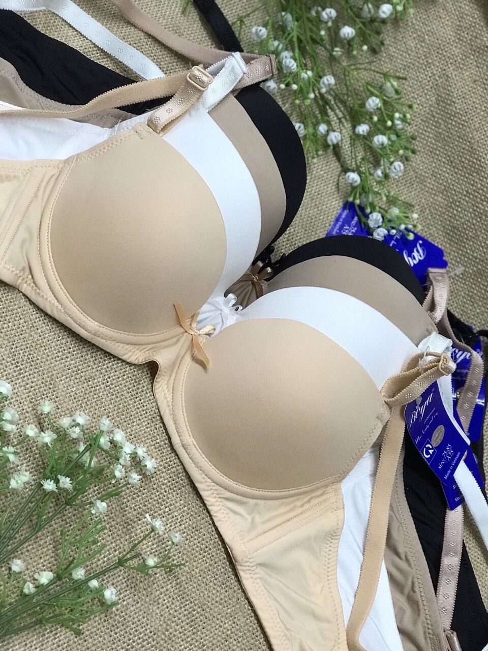 Áo ngực boya trơn có gọng mút mỏng 1cm, 3cm - Áo ngực nâng ngực chống chảy xệ - Áo lót nữ hàng cao cấp - Áo ngực mặc sau sinh - Áo lót nữ đẹp, A97
