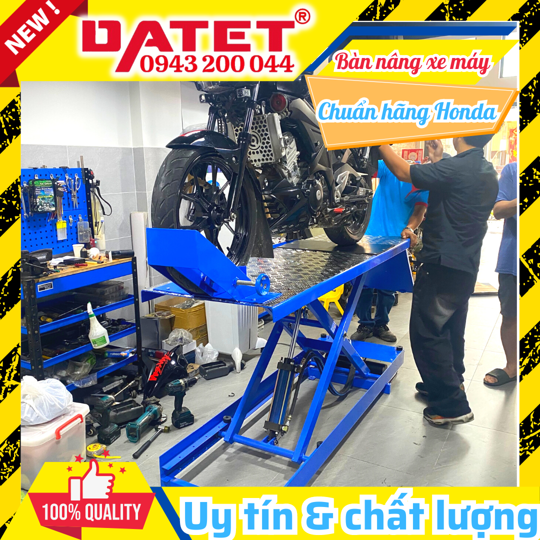 Bàn nâng xe máy chuẩn hãng Honda 300Kg, bàn nâng xe máy chuẩn Honda DT-BN3