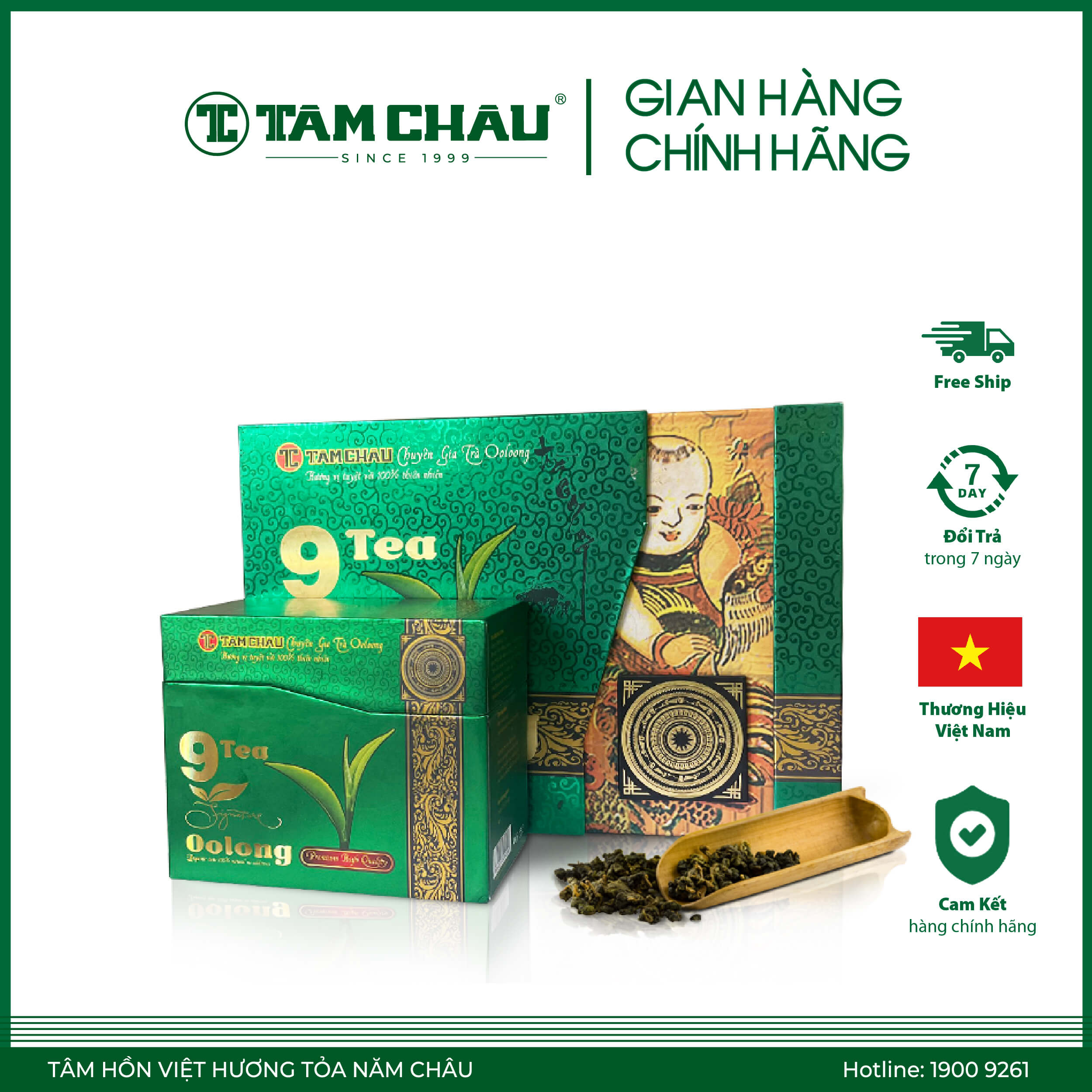 Trà oolong 9 tea thượng hạng 320gr