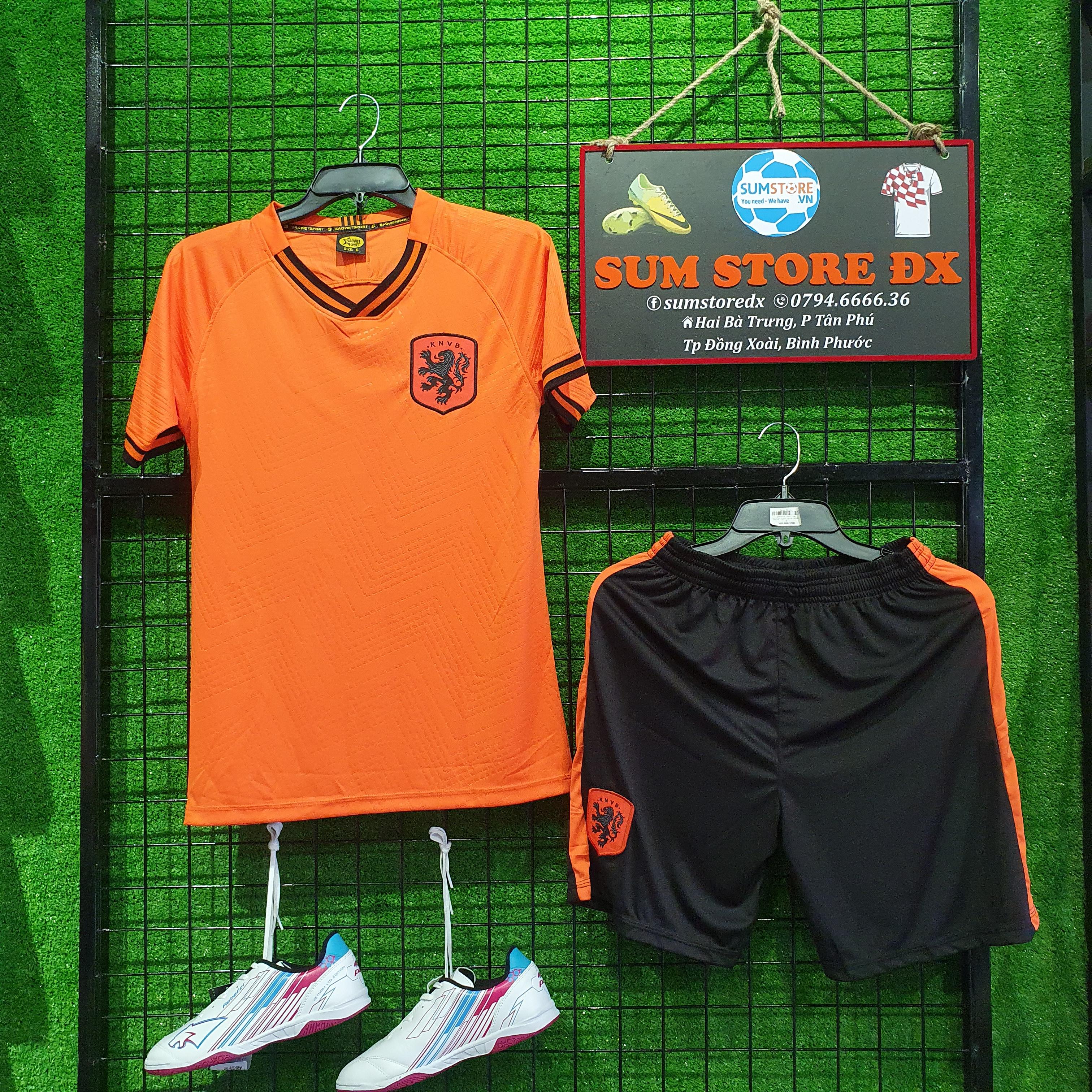 Áo Bóng Đá  - Đồ Đá Banh Hà Lan Cam 2019 2020 Cực Chất Vải Thun Lạnh Cao Cấp (Có Kèm Hình Thật)
