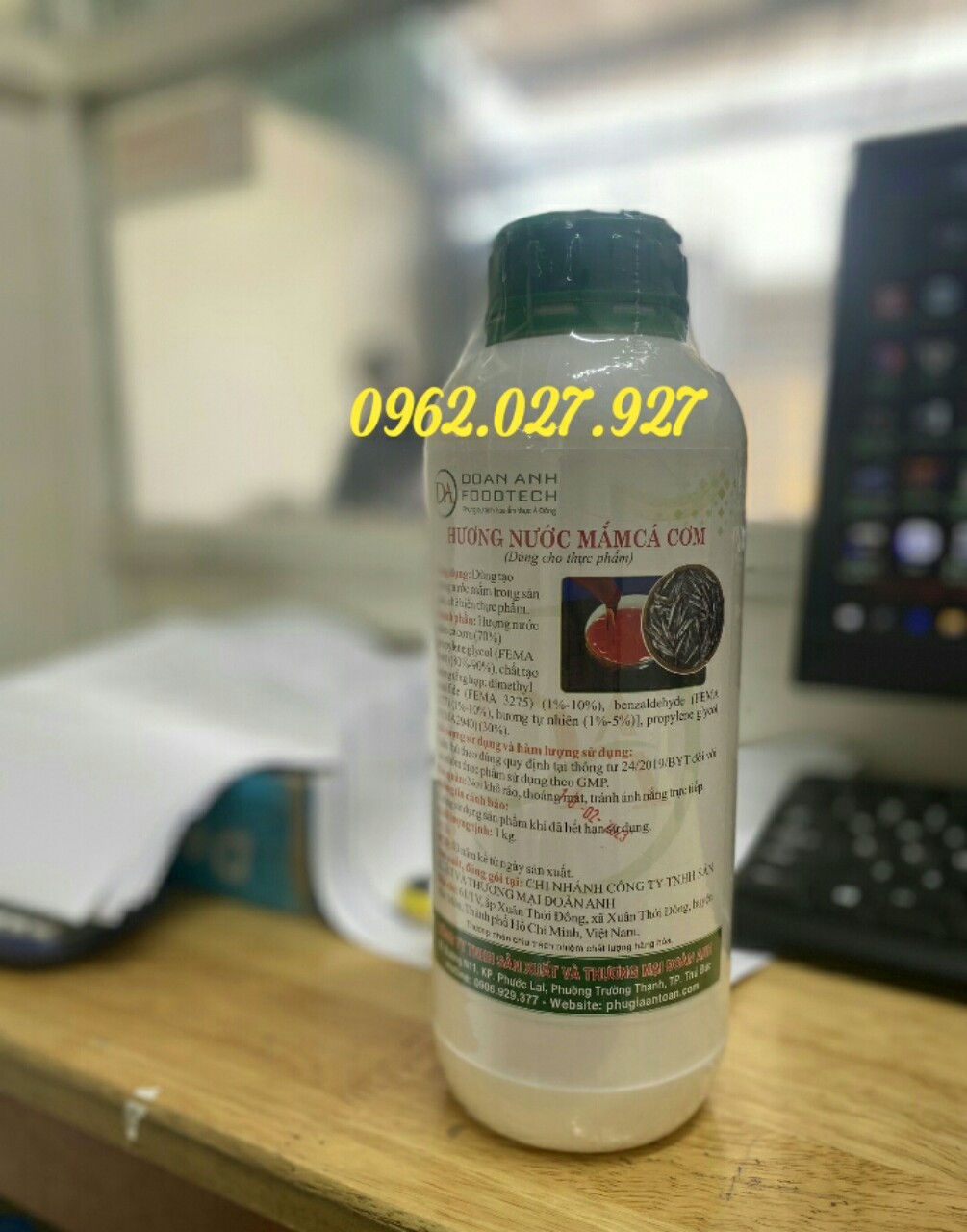 Hương nước mắm cá cơm/ hương liệu nước mắm