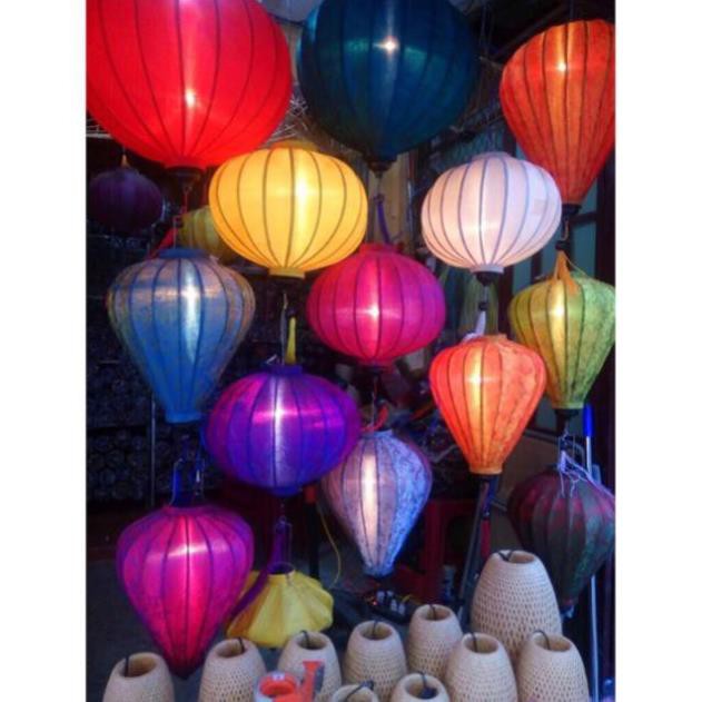 Xưởng sx- đèn lồng vải hội an 20cm -lh 0978945425