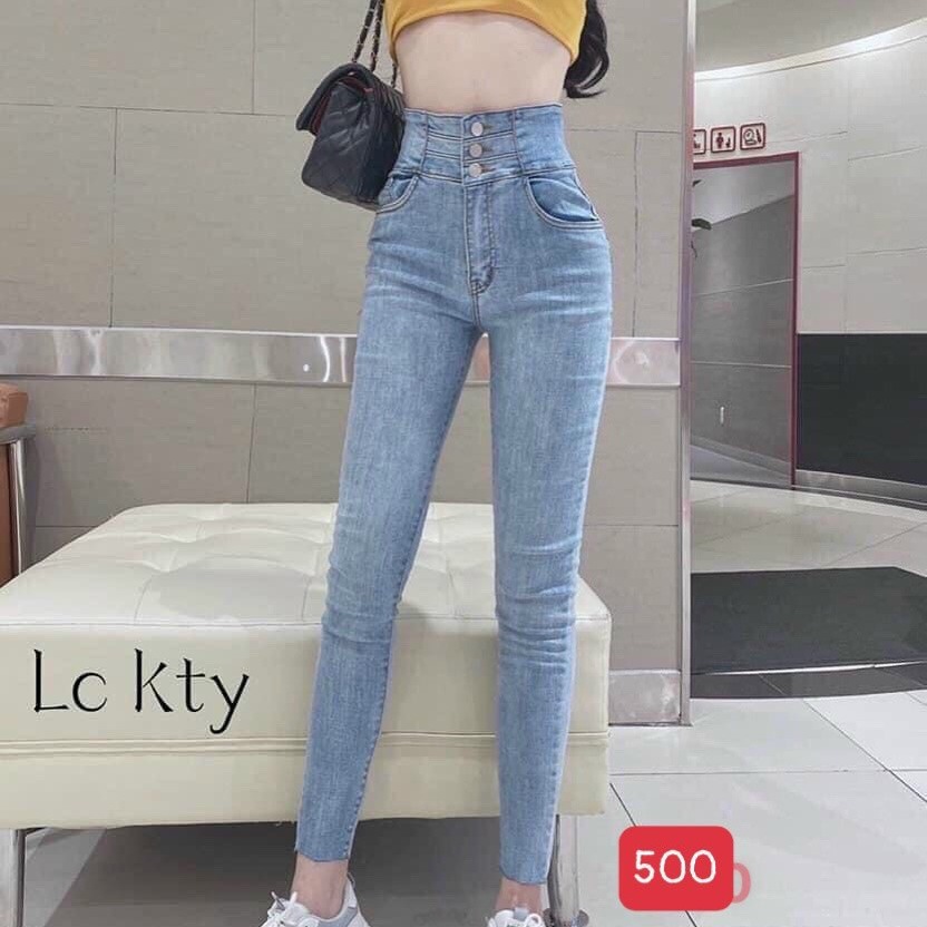 [SALE 50%][CAM KẾT Y HÌNH] Quần Jean Nữ cao cấp Lưng cao tôn dáng  TMI500 SHALLY FASHION 92 dáng hót skinny màu cực tây, Form ôm co giãn đẹp đỉnh phong cách hàn quốc thời trang SHALLY FASHION 92 TM 017