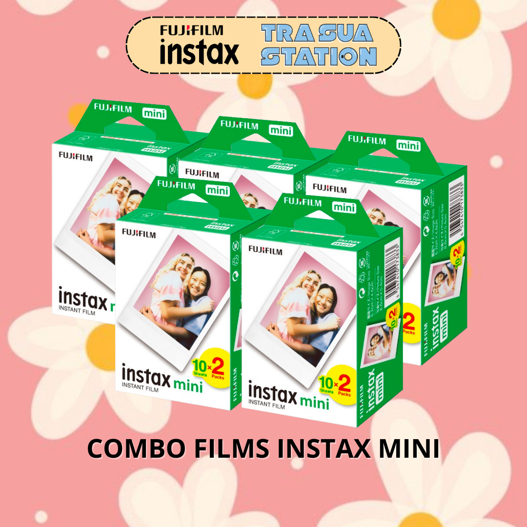 [HN] COMBO INSTAX MINI FILM - Viền Trắng - Giấy in cho máy ảnh lấy liền Instax Mini Fujifilm - Chính hãng Nhật DATE CAO