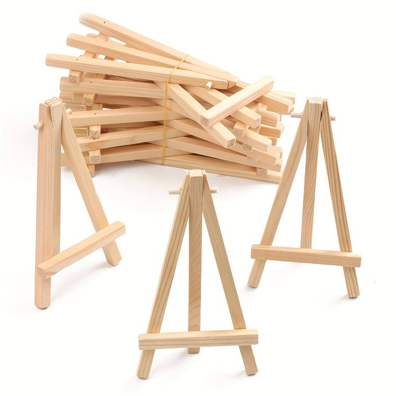 Giá đỡ tranh ảnh mini, giá vẽ mini, khung tranh ảnh decor, giá đỡ điện thoại, kệ đỡ trưng bày bằng gỗ
