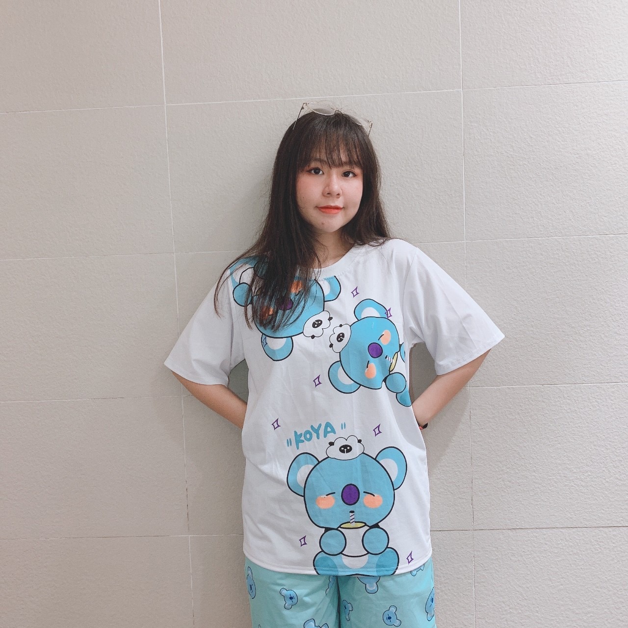 ( Nhiều mẫu )Đồ bộ mặc nhà in hoạt hình thời trang, chất liệu thun cotton, mềm mịn co giãn 4 chiều