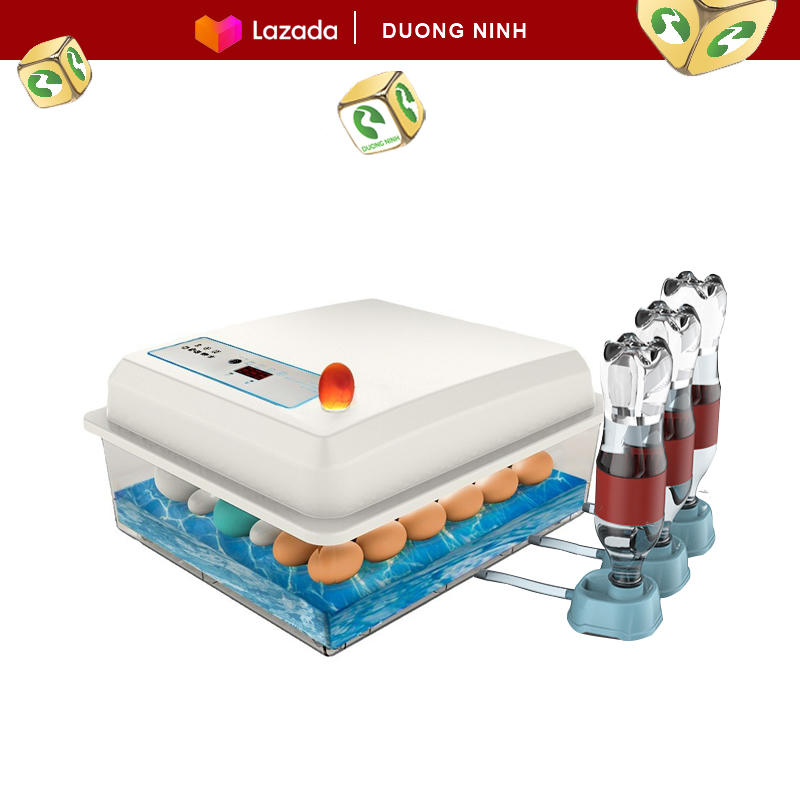 Máy ấp trứng gà mini, máy ấp trứng tự đảo thông minh MAT03 từ 10-130 trứng