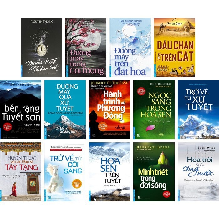 Nguyetlinhbook - Combo Trọn bộ 14 cuốn của Tác giả Nguyên Phong.