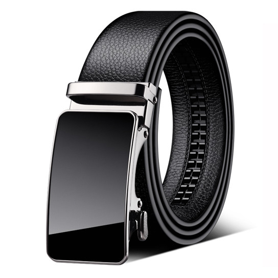 Thắt lưng nam da bò cao cấp khóa tự động nutushop th02