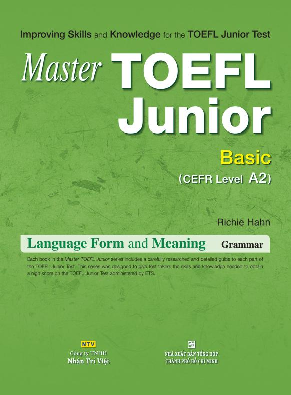 Master TOEFL Junior Basic: Language Form & Meaning
