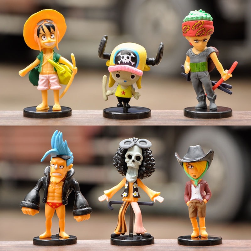 Combo 06 mô hình nhân vật chibi trong one piece