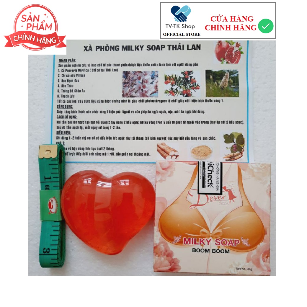 Xà phòng nở ngực milky soap thái lan - xà phòng tăng vòng một
