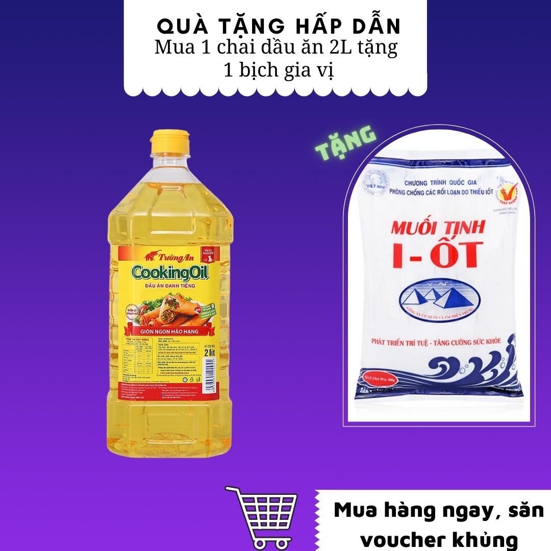 Dầu thực vật Tường An Cooking oil can 2 lít