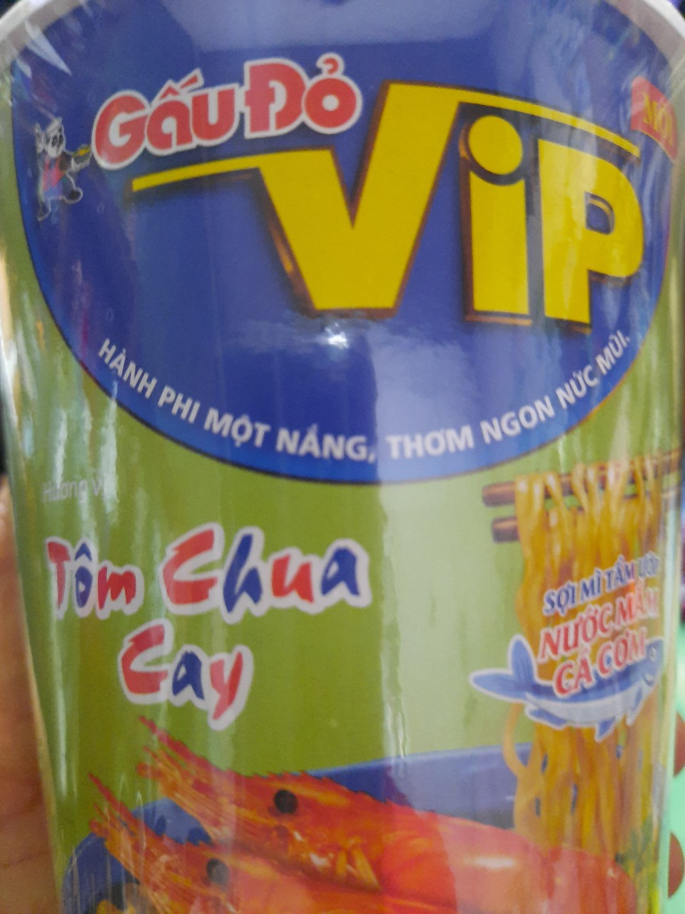 [HCM]MÌ LY GẤU ĐỎ VIP TÔM CHUA CAY Thùng 24 ly