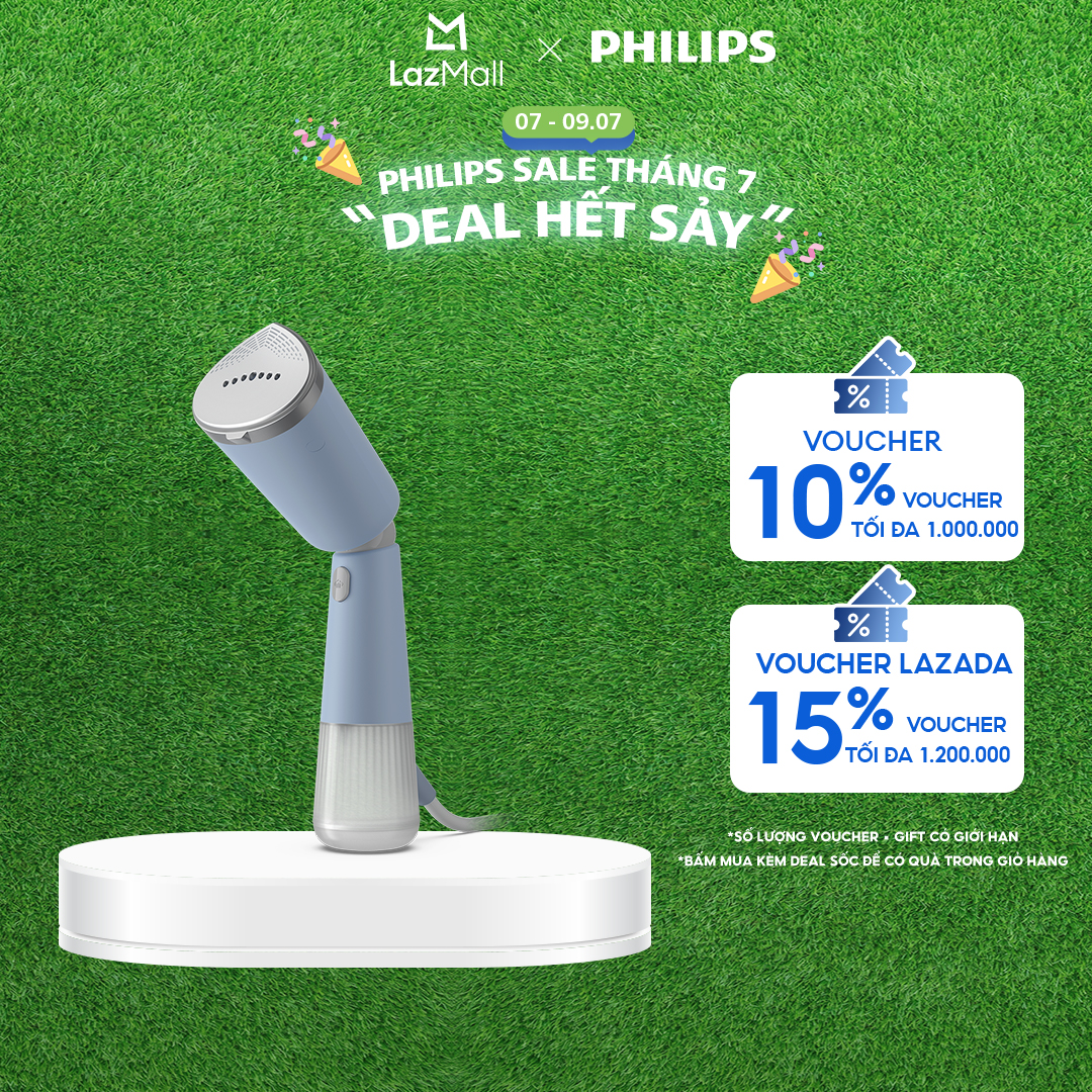 Bàn Ủi Hơi Nước Cầm Tay Philips STH5020/20 |1400W - Hàng Chính Hãng