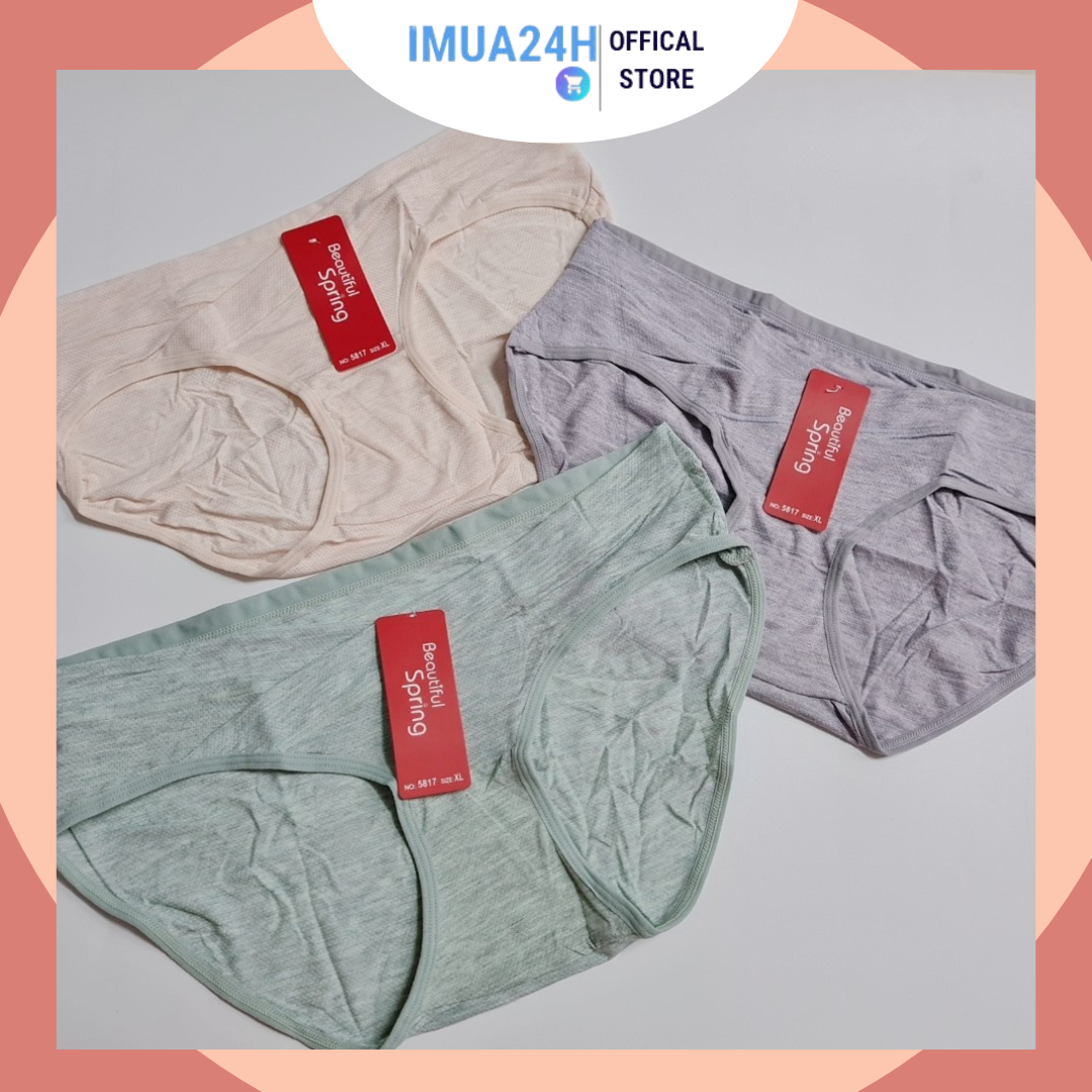 Quần lót bầu cotton thông hơi thoáng khí, quần lót bà bầu cạp chéo size L XL XXL