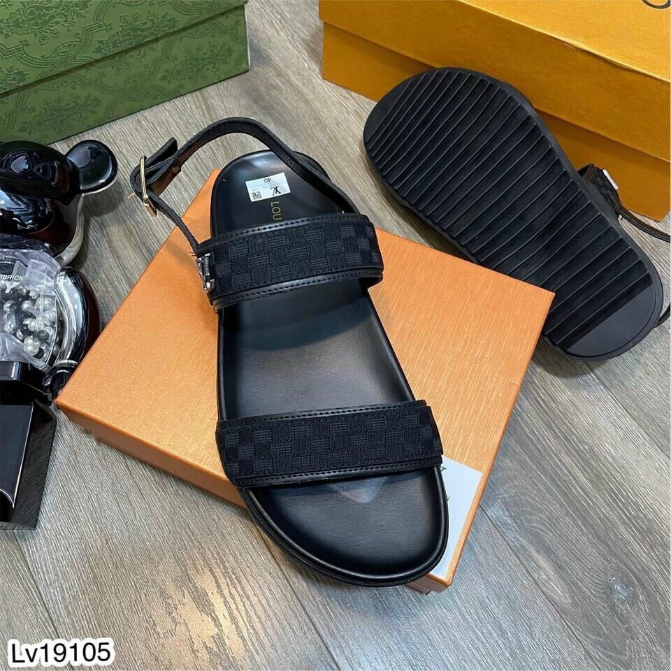 Dép sandal nam lờ vê đế cao su cao cấp êm mềm hot trend