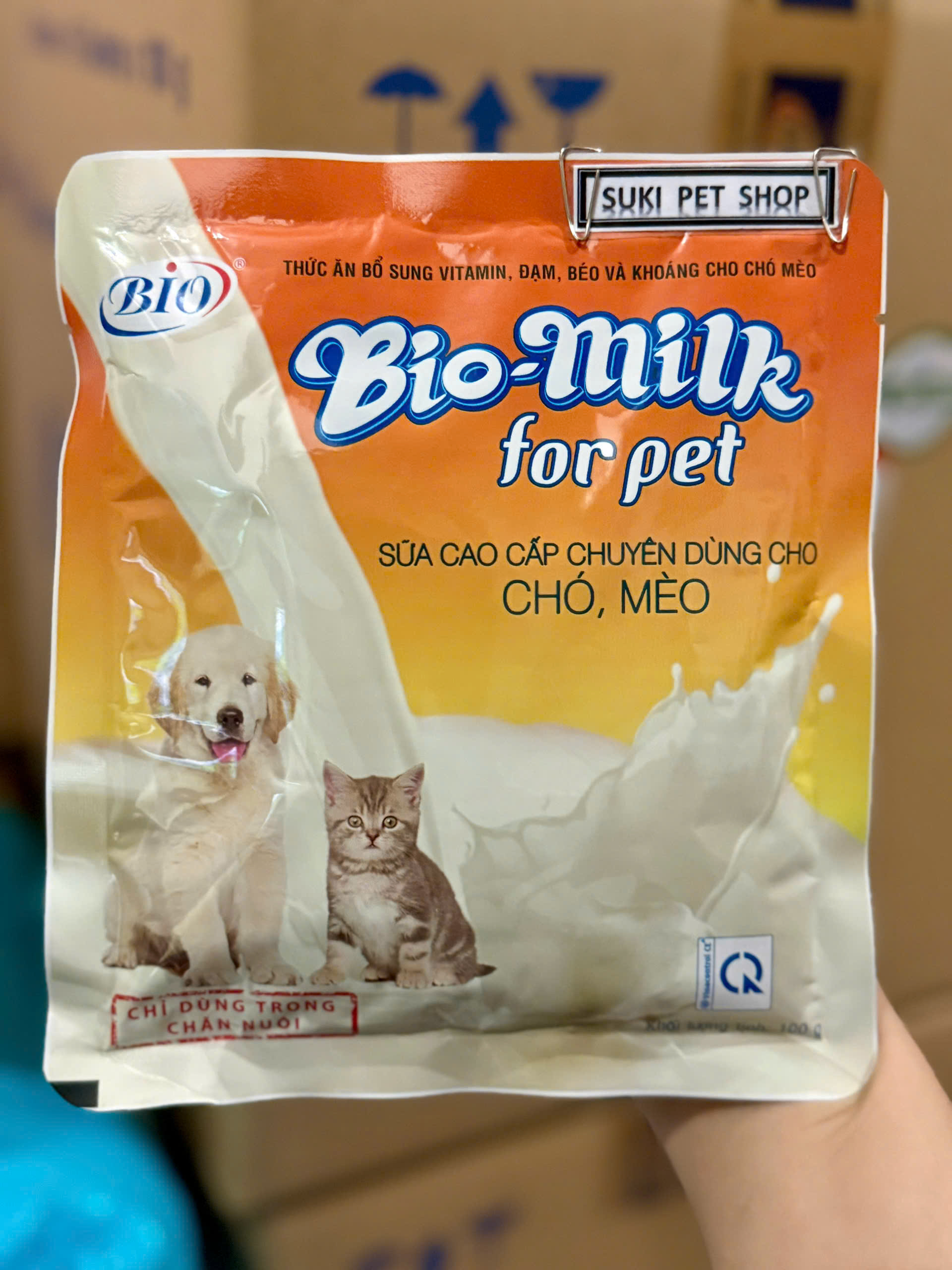 BIO MILK - SỮA DÀNH CHO CHÓ MÈO CON - CHÓ MÈO SUY DINH DƯỠNG, BIẾNG ĂN