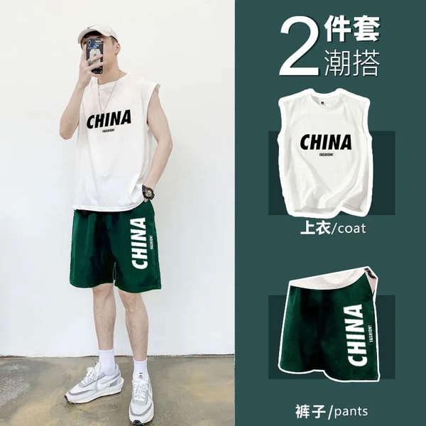 ❈⊕卍  ✿ có hàng sẵn ✿ bộ đồ thể thao nam bộ vest nam ngắn tay ♕Set Áo Thun Ngắn Tay   Quần short Thể 