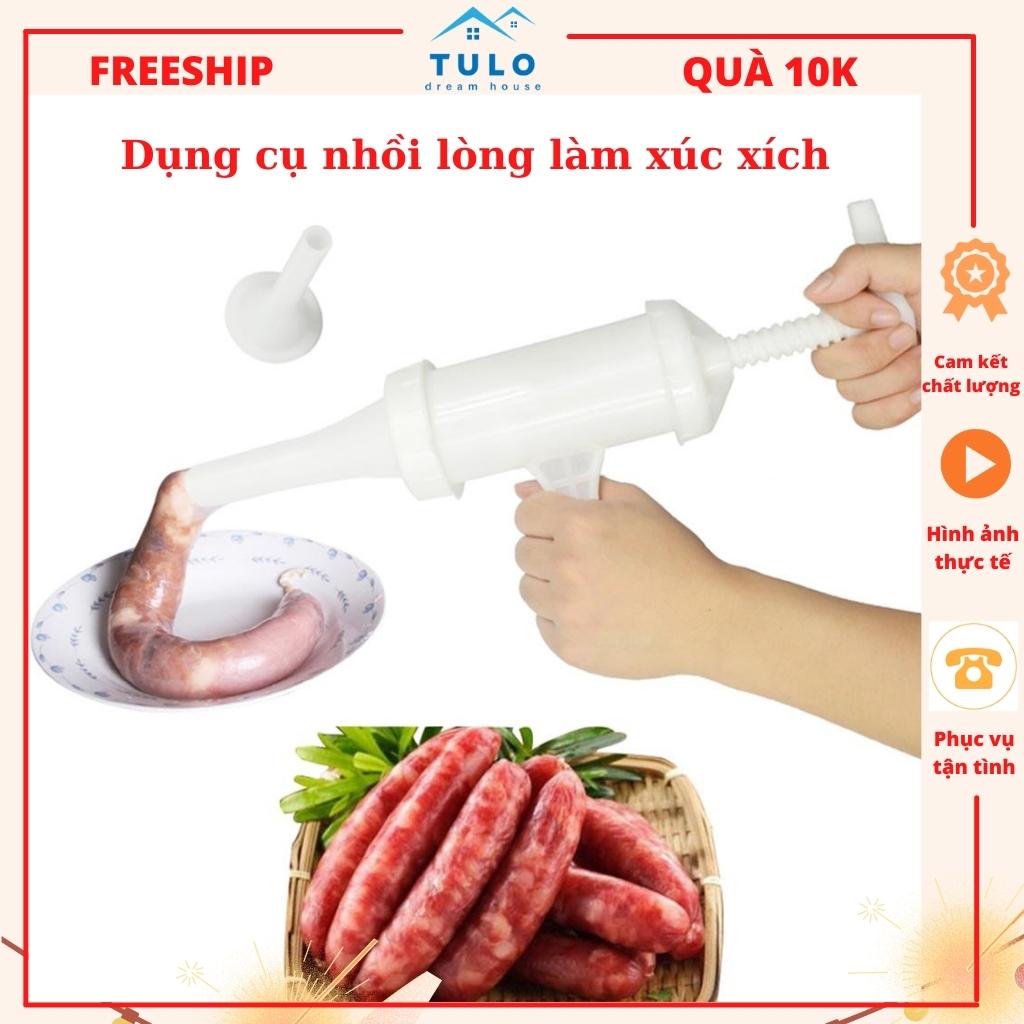 Dụng Cụ Nhồi Xúc xích. Làm lạp xưởng bằng tay siêu tiện lợi. Nhựa PP an toàn TuLo