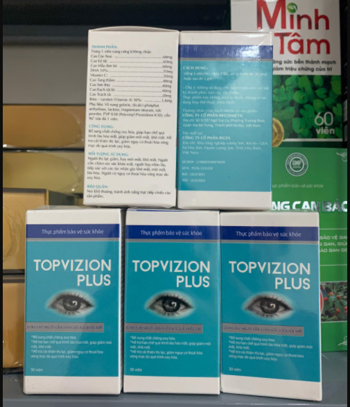 VIÊN UỐNG PHỤC HỒI THỊ LỰC TOPVIZION PLUS