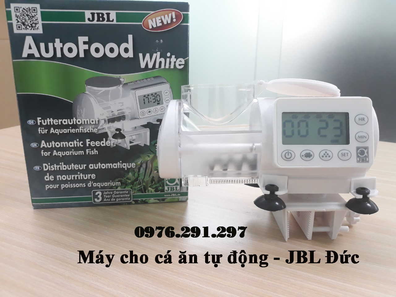 Máy cho cá ăn tự động JBL Autofood White - Đức
