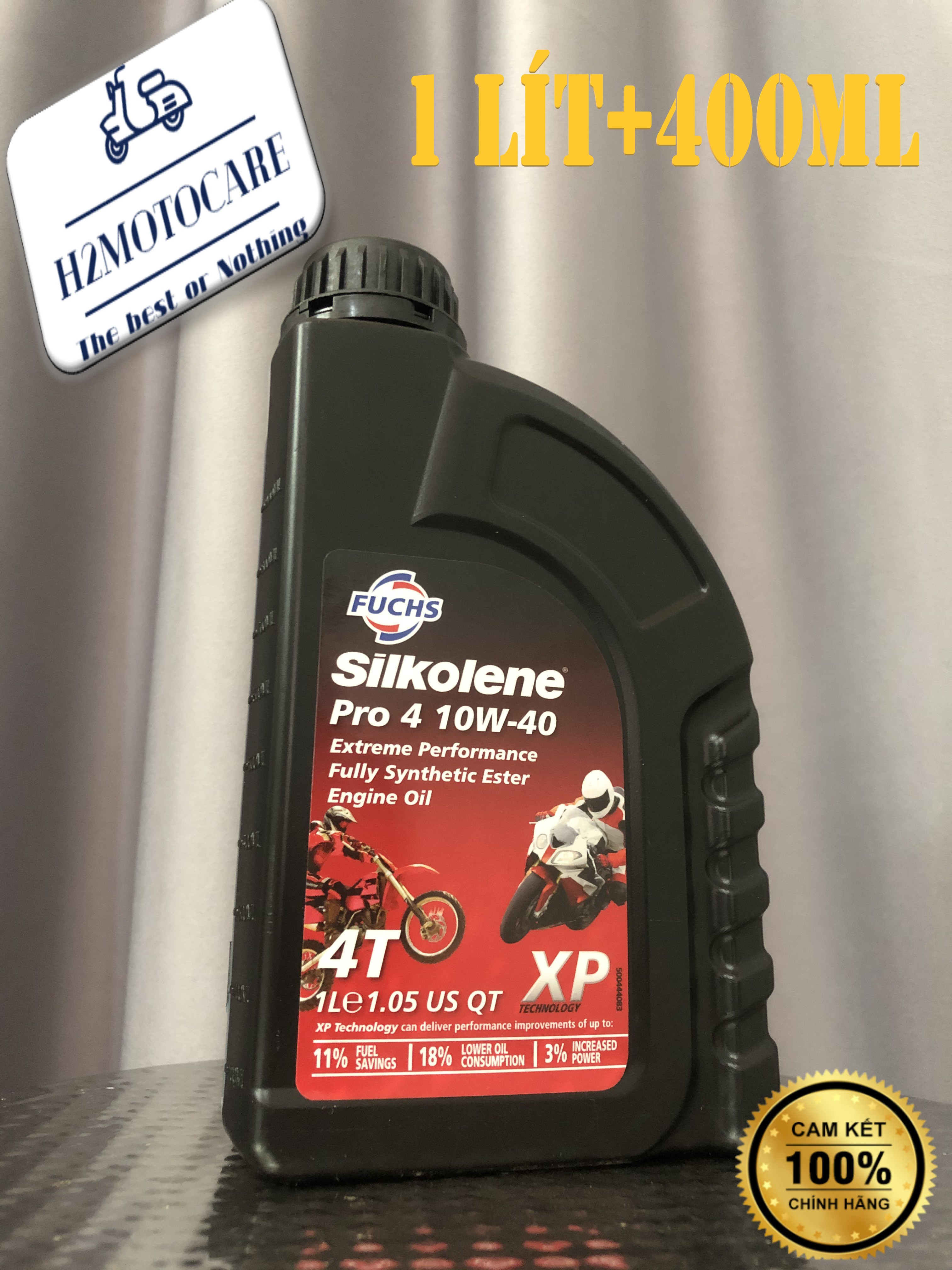 1l4 nhớt fuchs silkolene pro 4 10w40 xp