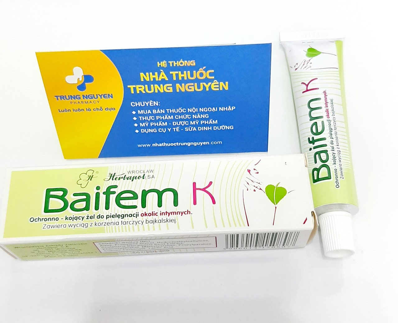 [HCM]Baifem K Herbapol 15G - Gel Hoàng Cầm Bảo Vệ Dịu Nhẹ