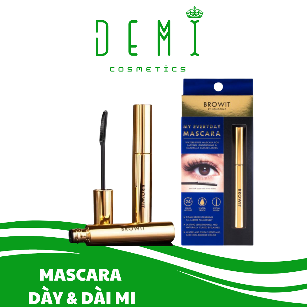 Mascara NongChat Browit Làm Dày và Dài Mi Thái Lan