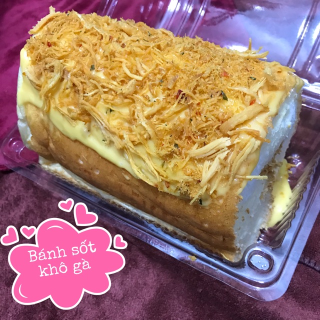 Bánh bông lan sốt gà cay das/keto