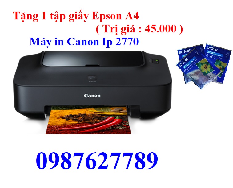 Chính hãng máy in màu Canon ip 2770 giá rẻ