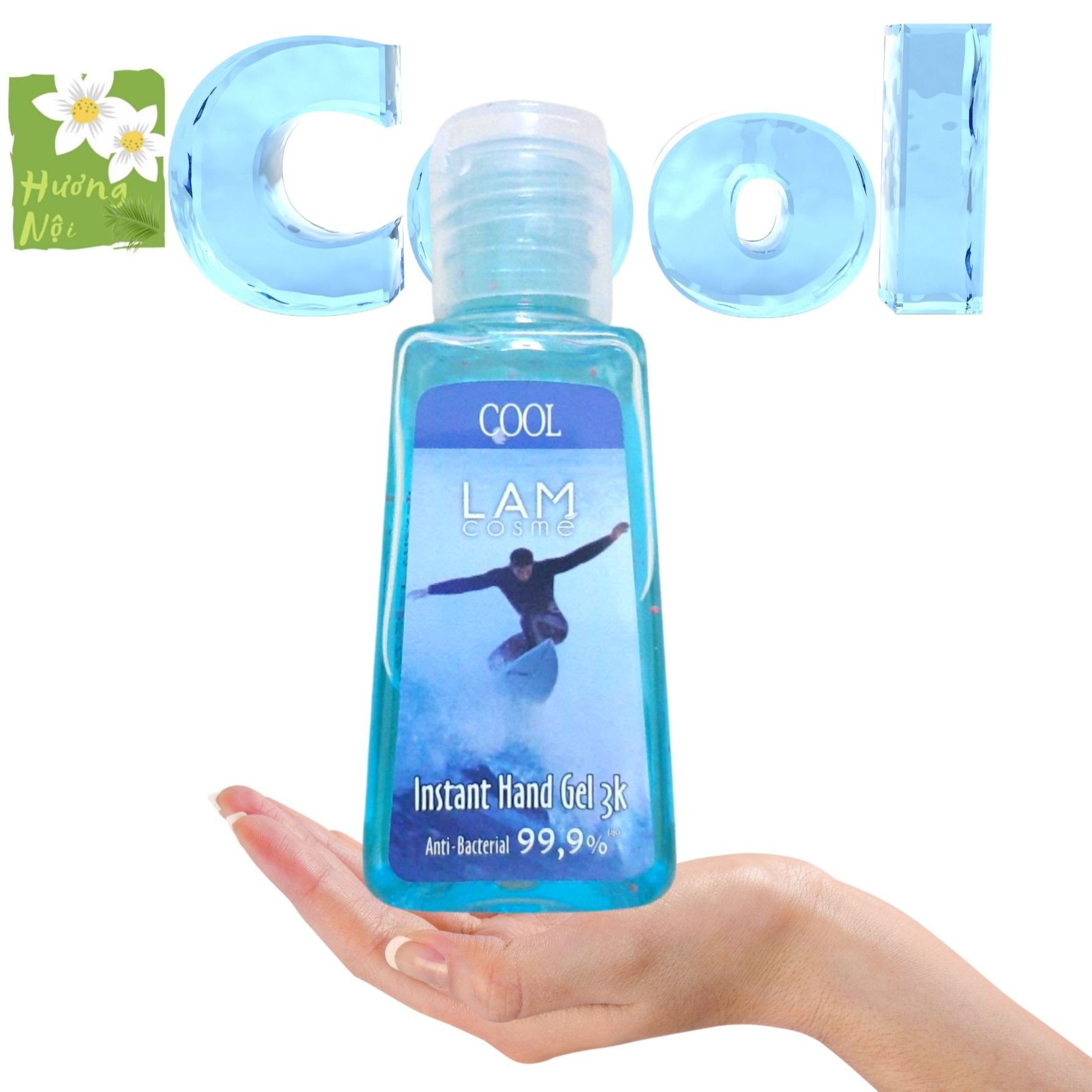 [HCM]Gel rửa tay khô 3k (60ml) Lamcosmé- COOL: Hương Nước hoa cho Nam
