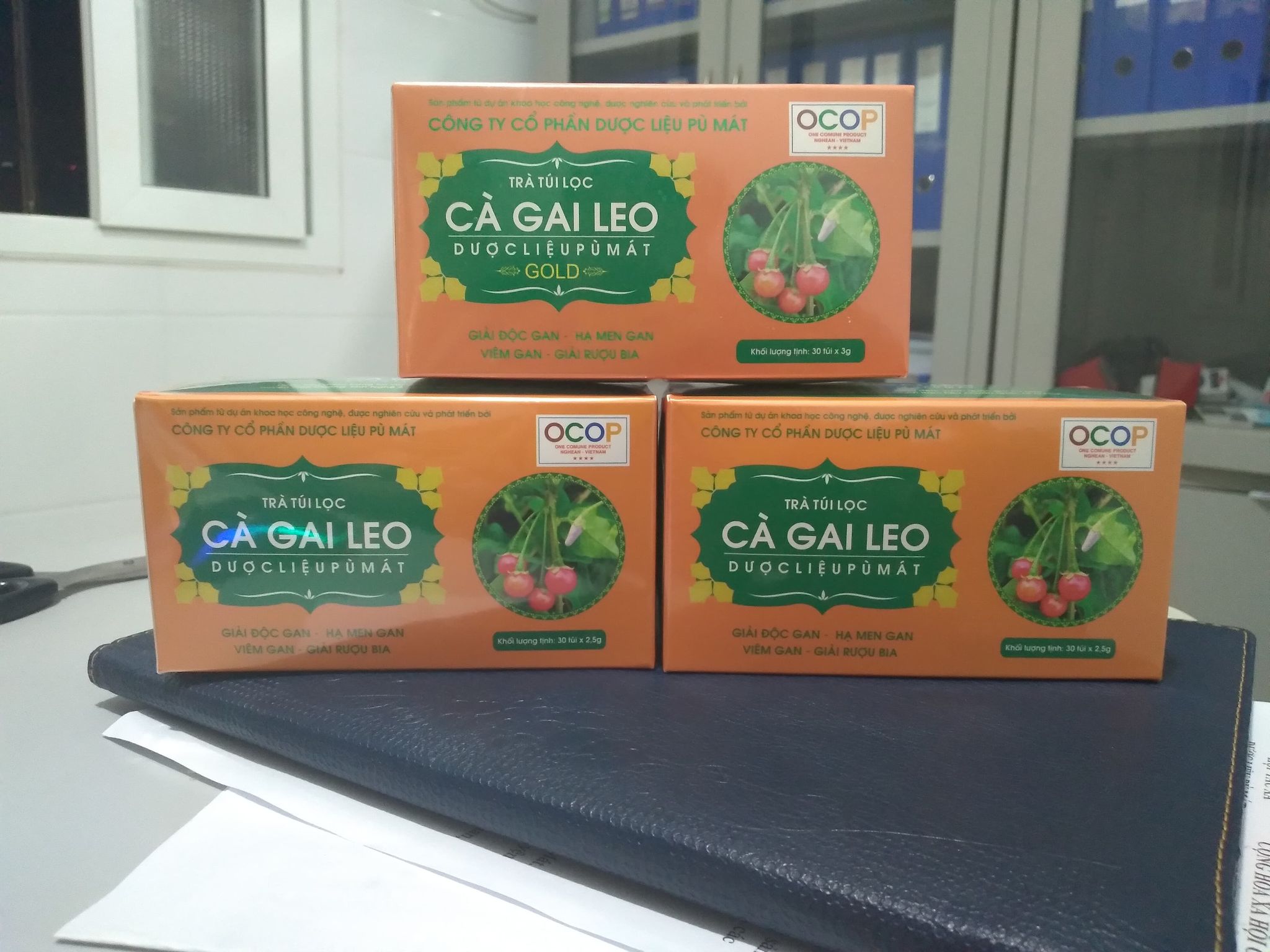 Combo 3 hộp trà túi lọc cà gai leo