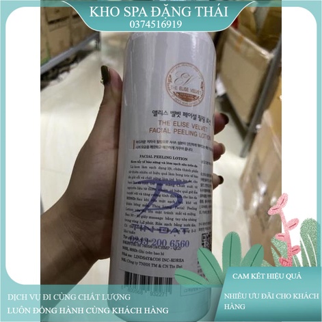 Tẩy da chết - The Elise Velvet ,Lindsay Hàn Quốc 500ML