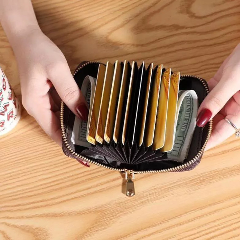 VÍ NỮ CẦM TAY VỚI RẤT NHIỀU NGĂN TIỆN DỤNG G0049