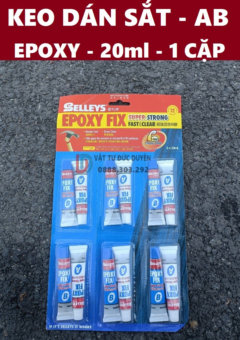 Keo dán đa năng EPOXY Fix Selleys siêu chắc , siêu bền 20ml