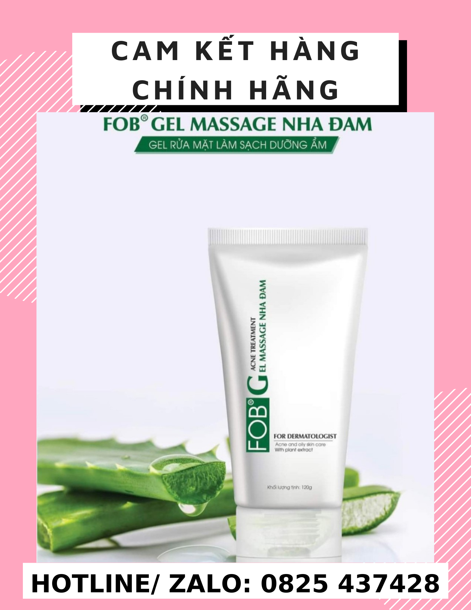 Combo 3 tuýp gel nha đam fob - gel rửa mặt fob