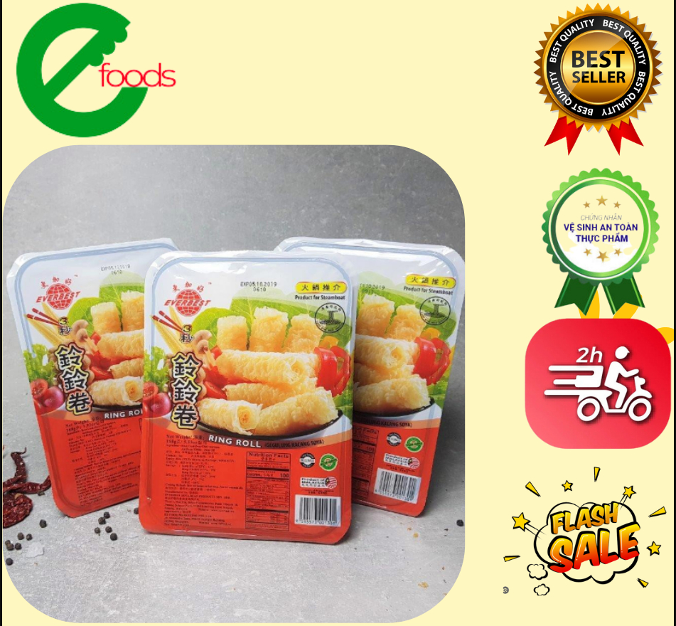 Hủ trúc cuộn malaysia 168g chiên thả lẩu siêu ngon