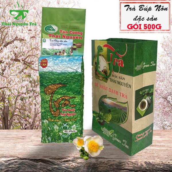 Gói 500g trà búp nõn tôm Tân Cương Thái Nguyên loại ngon